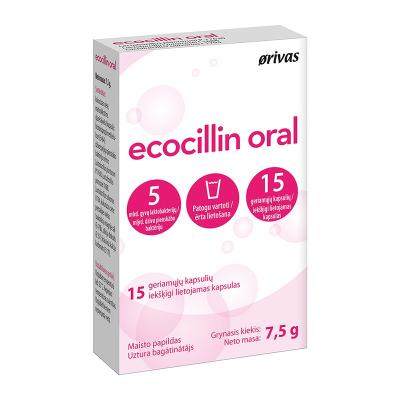 ECOCILLIN Oral kapsulės N15
