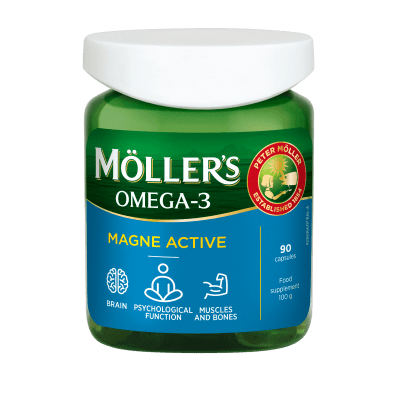 MOLLER OMEGA-3 Magne Active N90