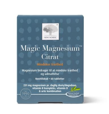 NEW NORDIC Magic Magnio citratas, 700 mg, N60