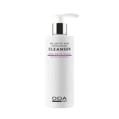 ODA PRO Eksfolijuojantis prausiklis su 9% pieno rūgštimi 200 ml