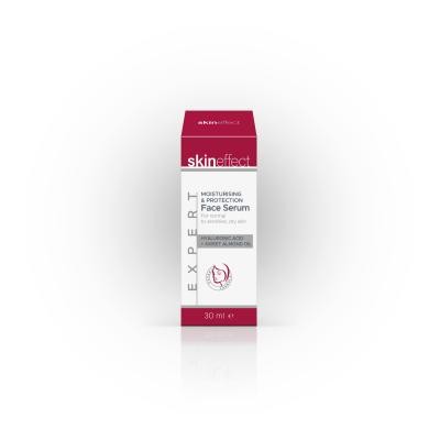 skineffect pro-age drėkinamasis ir apsaugantis veido serumas 30 ml