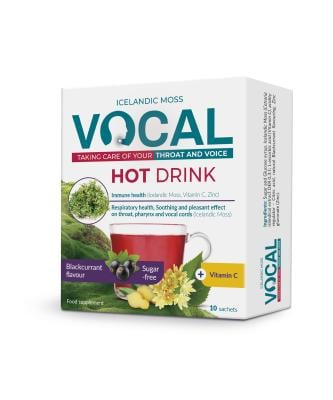 VOCAL milteliai paketėliuose karštam gėrimui ruošti, juodųjų serbentų skonio N10