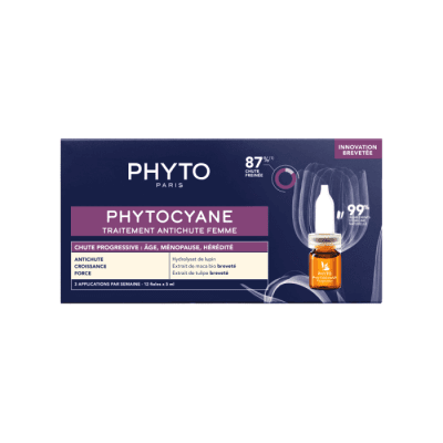 PHYTO PHYTOCYANE plaukų serumas moterims 5 ml, N12