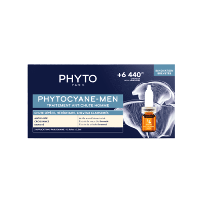 PHYTO PHYTOCYANE plaukų serumas vyrams 5 ml, N12
