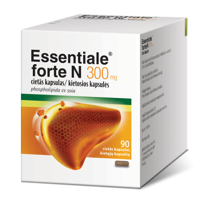 Essentiale forte N 300mg kietosios kapsulės N90
