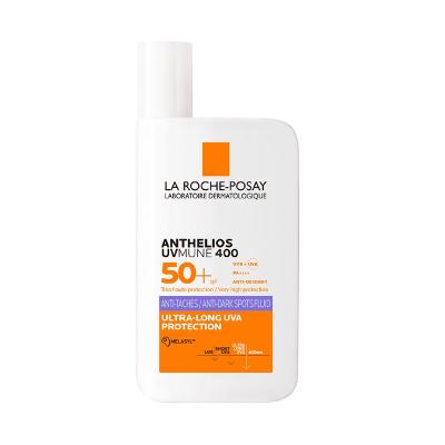 LA ROCHE-POSAY ANTHELIOS UVMUNE 400 FLUIDAS NUO ODOS SPALVOS PAKITIMŲ SPF 50+, 50ml