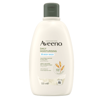 AVEENO Daily Moisturising lengvai aromatizuotas drėkinamasis kūno prausiklis, 500ml