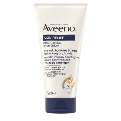 AVEENO Skin Relief drėkinantis bekvapis rankų kremas, 75ml