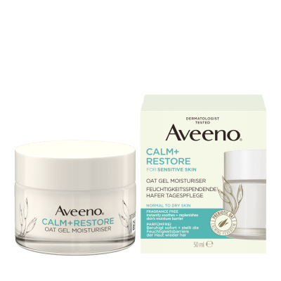 AVEENO Calm & Restore drėkinamasis gelis su avižomis, 50ml