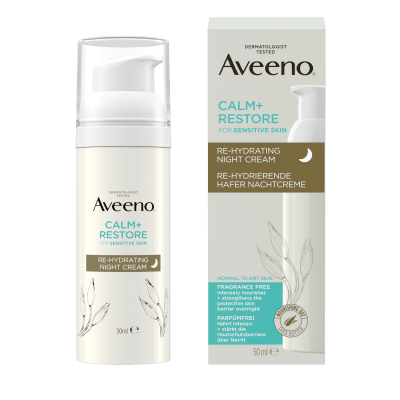 AVEENO Calm & Restore pakartotinai drėkinantis naktinis kremas, 50ml