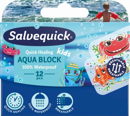 Salvequick Aqua Block Kids pleistrai N12