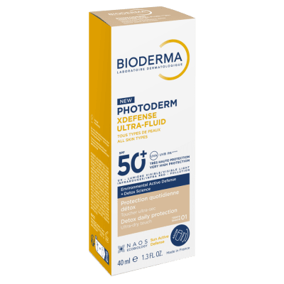 BIODERMA PHOTODERM XDEFENSE SPF50+ TEINTE fluidas 01, 40ml