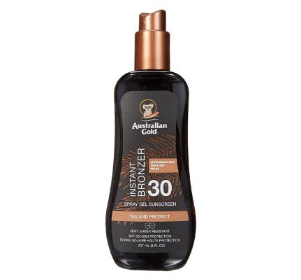 AUSTRALIAN GOLD apsaugos nuo saulės pienelis su bronzantais SPF30, 237ml