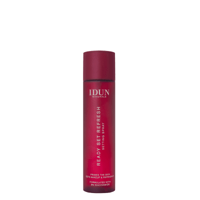 IDUN Minerals daugiafunkcinė veido dulksna su niacinamidu READY SET REFRESH, 100 ml