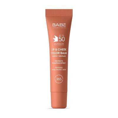 BABE apsauginis lūpų ir skruostų balzamas SPF50, NUDE, 20 ml