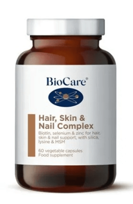 BIOCARE Hair, Skin & Nail kompleksas kapsulės N60