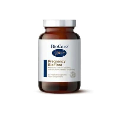 BIOCARE Pregnancy BioFlora gerosios bakterijos, kapsulės N30