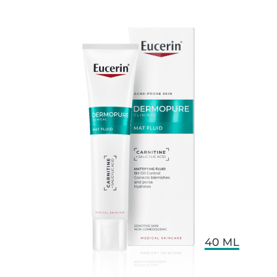 EUCERIN® DermoPure Clinical matinį efektą suteikiantis fluidas, 40 ml