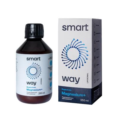 SMART WAY liposominis Magnesium525mg+B6 Turbo shots, 15x25ml