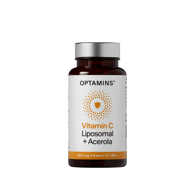 OPTAMINS liposominis vitaminas C su acerolos vaisių ekstraktu, 325 mg. N60