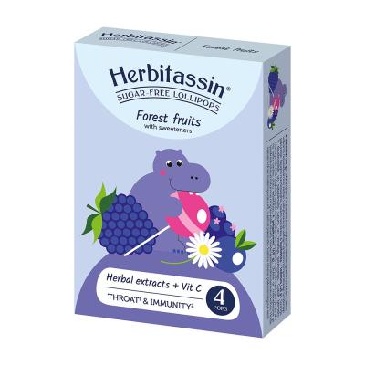 HERBITASSIN becukriai ledinukai miško uogų skonio N4