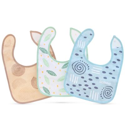 BABOO medvilniniai seilinukai, 0+ mėn, 3 vnt, Harmony