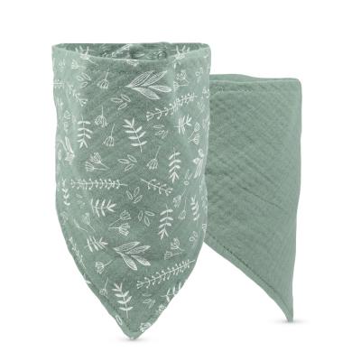 BABOO seilinukas Bandana, 0+ mėn, 2 vnt, Peachy Keen, Žalia