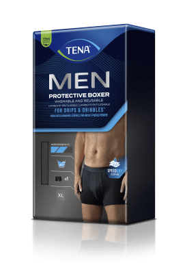 TENA Men Protective Boxer Black XL N1