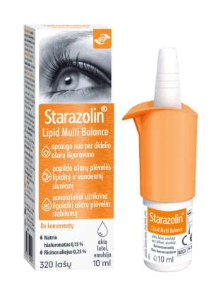 STARAZOLIN Lipid Multi Balance akių lašai, emulsija 10ml