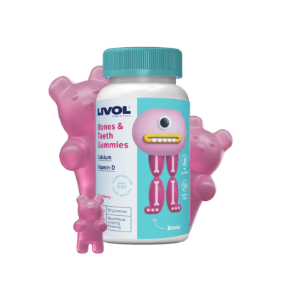 LIVOL Bones & Teeth guminukai, N50