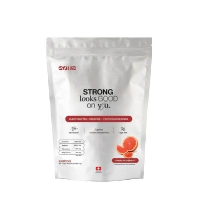 EQUA elektrolitų gėrimas su kreatinu, greipfrutų skonio, 132 g, N20 po 6,6 g