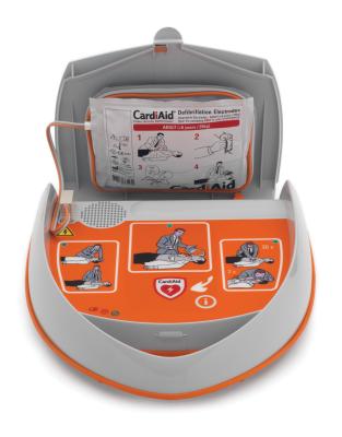 CARDIAID pusiau automatinis defibriliatorius su krepšiu bei pirmosios pagalbos rinkiniu, LT kalba N1
