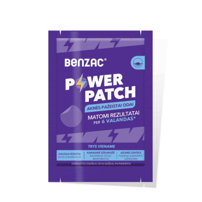 BENZACARE Power Patch Fast Fix pleistrai kylantiems spuogams, N36