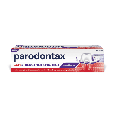 Parodontax Gum Strengthen and Protect Whitening dantų pasta, 75 ml