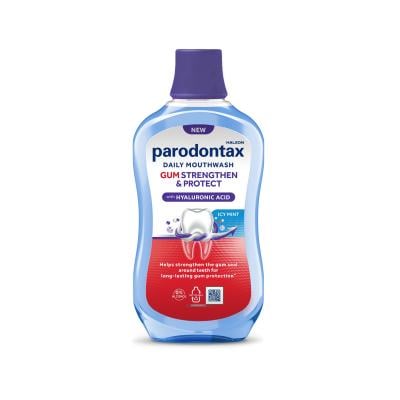 Parodontax Gum Strengthen and Protect mouthwash Icy Mint, 500 ml