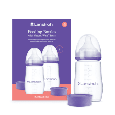Lansinoh maitinimo buteliukai su žinduku, 240 ml, N2