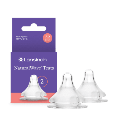 Lansinoh itin lėto pratekėjimo žindukas Extra Slow Flow Natural Wave, N2