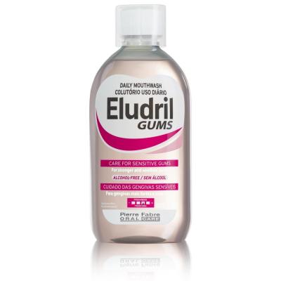 ELUDRIL kasdienis burnos skalavimo skystis jautriems dantims GUMS, nuo 12 m., 500 ml