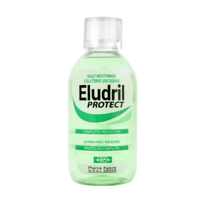 ELUDRIL kasdienis burnos skalavimo skystis nuo apnašų PROTECT, nuo 12 m., 500 ml