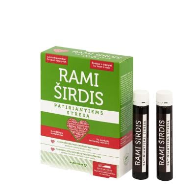 Rami širdis patiriantiems stresą, 14 buteliukų