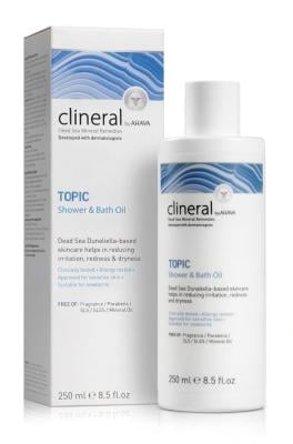 CLINERAL by AHAVA TOPIC dušo ir vonios aliejus, 250 ml