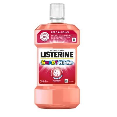 LISTERINE Smart Rinse uogų skonio burnos skalavimo skystis, 500 ml