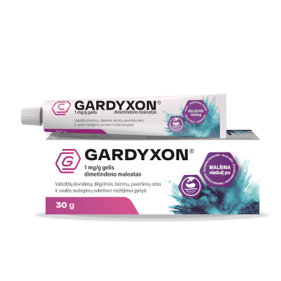GARDYXON 1mg/g gelis dimetindeno maleatas