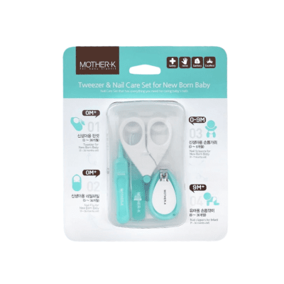 MOTHER-K 4-ių dalių vaikų nagų priežiūros rinkinys (nuo 0 mėn.)