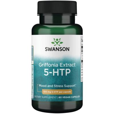 SWANSON 5-HTP 500 mg veganiškos kapsulės, N60