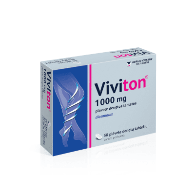 VIVITON 1000mg plėvele dengtos tabletės, N30