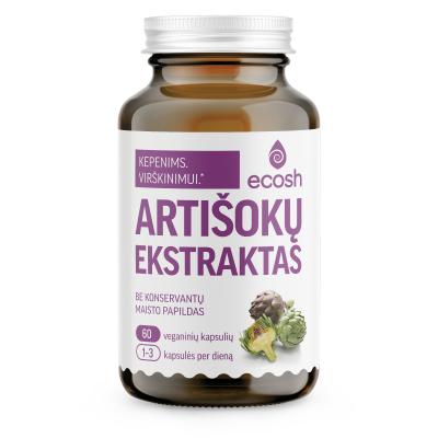 ECOSH Artišokų ekstraktas, N60