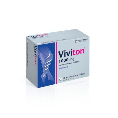 VIVITON 1000mg plėvele dengtos tabletės, N60