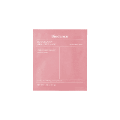 BIODANCE Bio-Collagen Real Deep hidrogelio veido kaukė su kolagenu, N1, 34 g