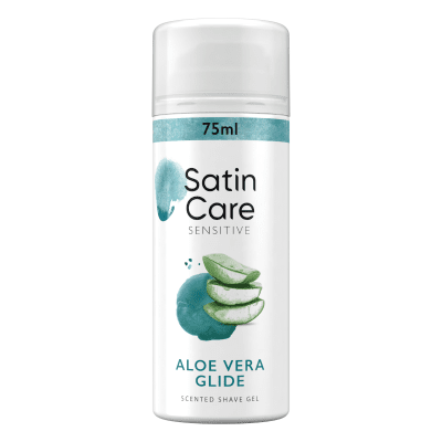 SATIN CARE Sensitive Aloe Vera skutimosi gelis, 75ml